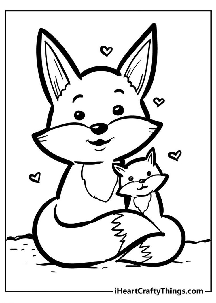 30 Brand New Fantastic Fox Coloring Pages