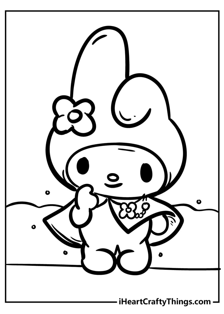 hello kitty and friends coloring sheets