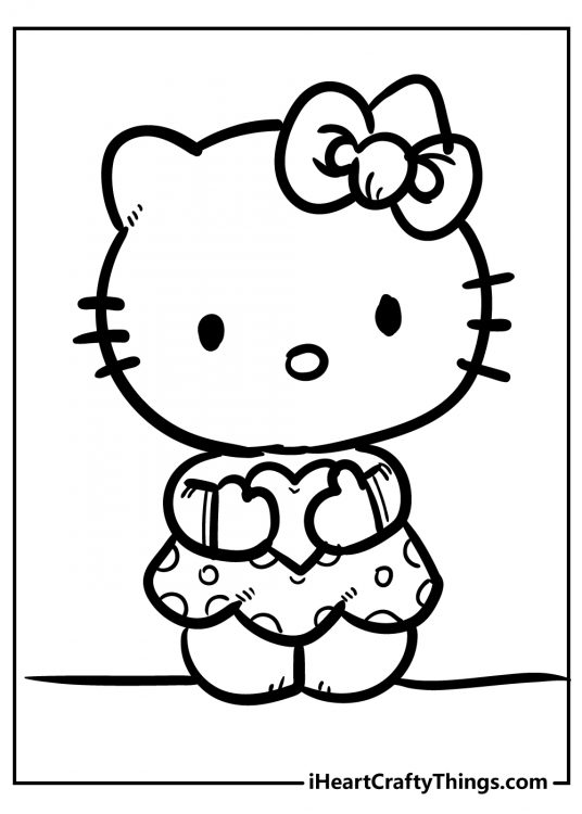 Hello Kitty Coloring Pages - Cute And 100% Free (2021)