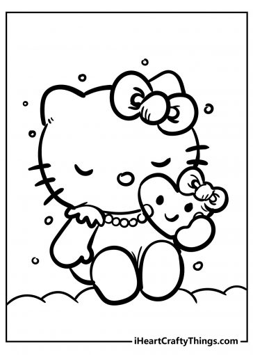 Hello Kitty Coloring Pages - Cute And 100% Free (2021)