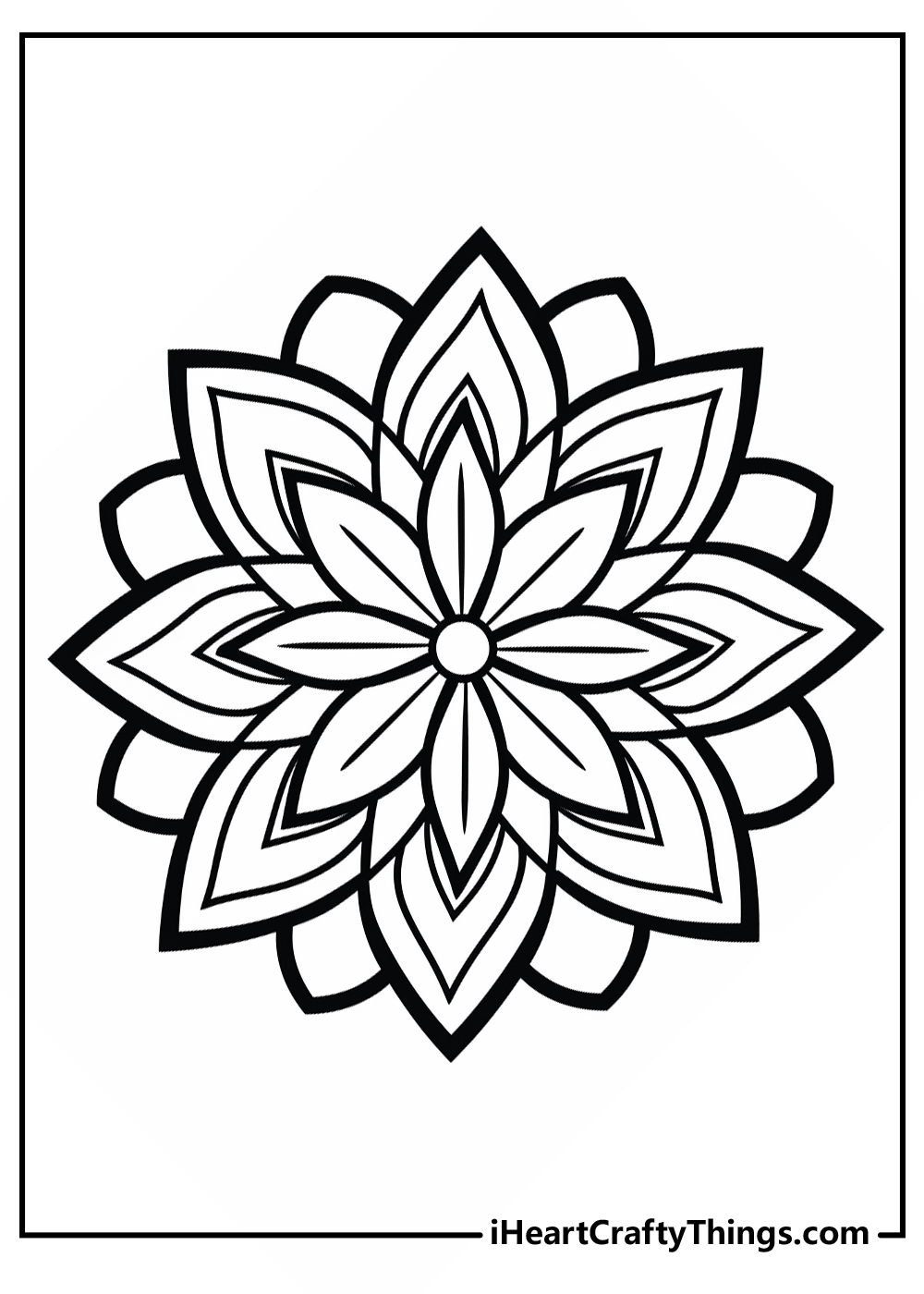 Easy Mandala Coloring Pages - Set of 12 Printable Mandalas to Color! — Art  is Fun