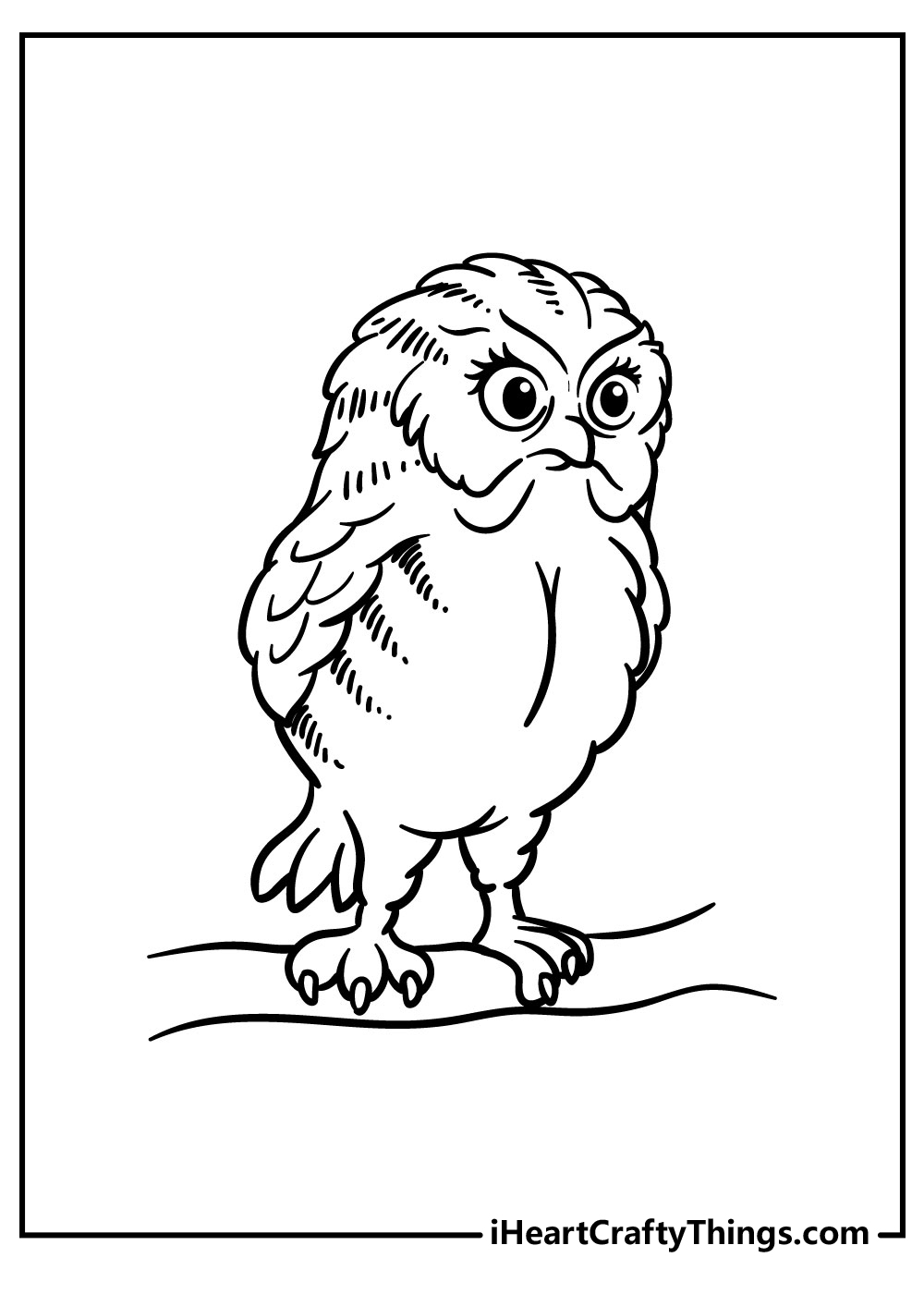 Owl Coloring Pages – 30 Printable Sheets - Easy Peasy and Fun