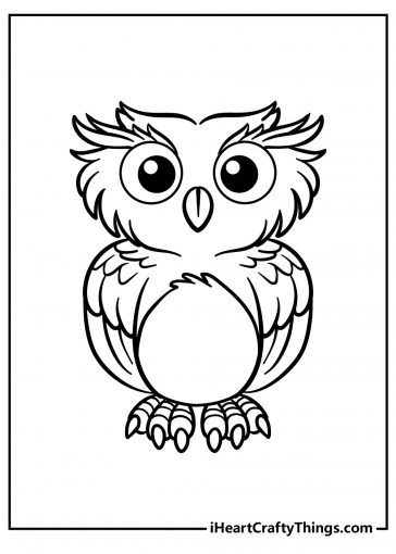 25 Wise Owl Coloring Pages