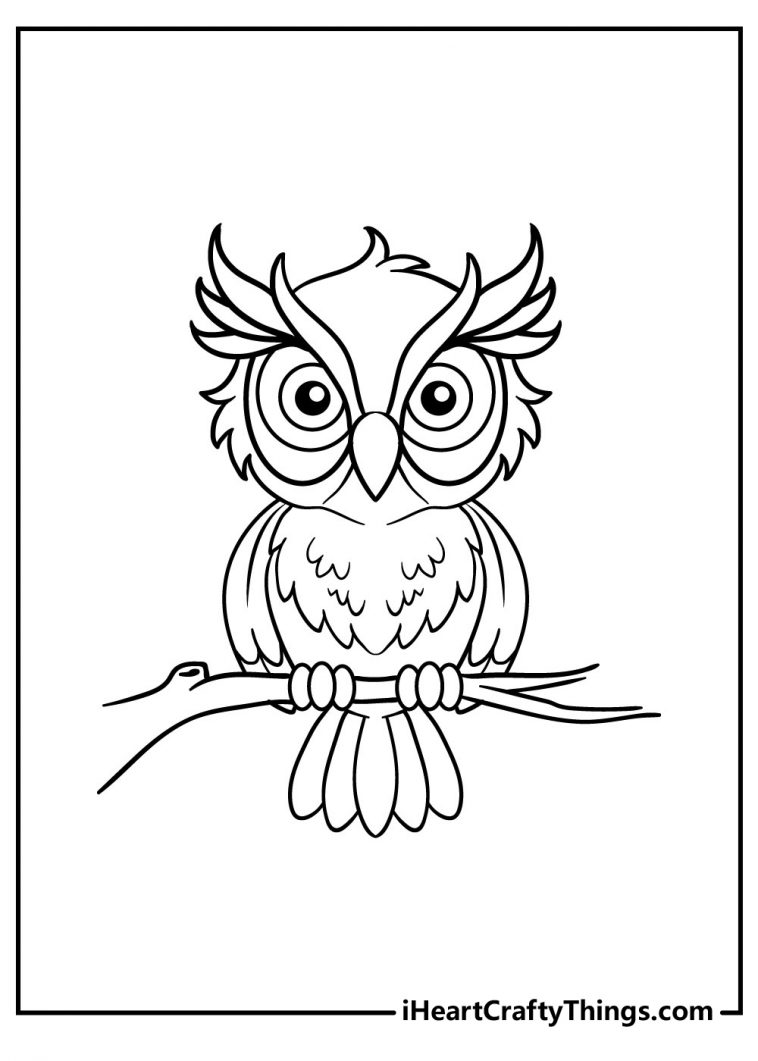 30 Wise Owl Coloring Pages (100% Free Printables)