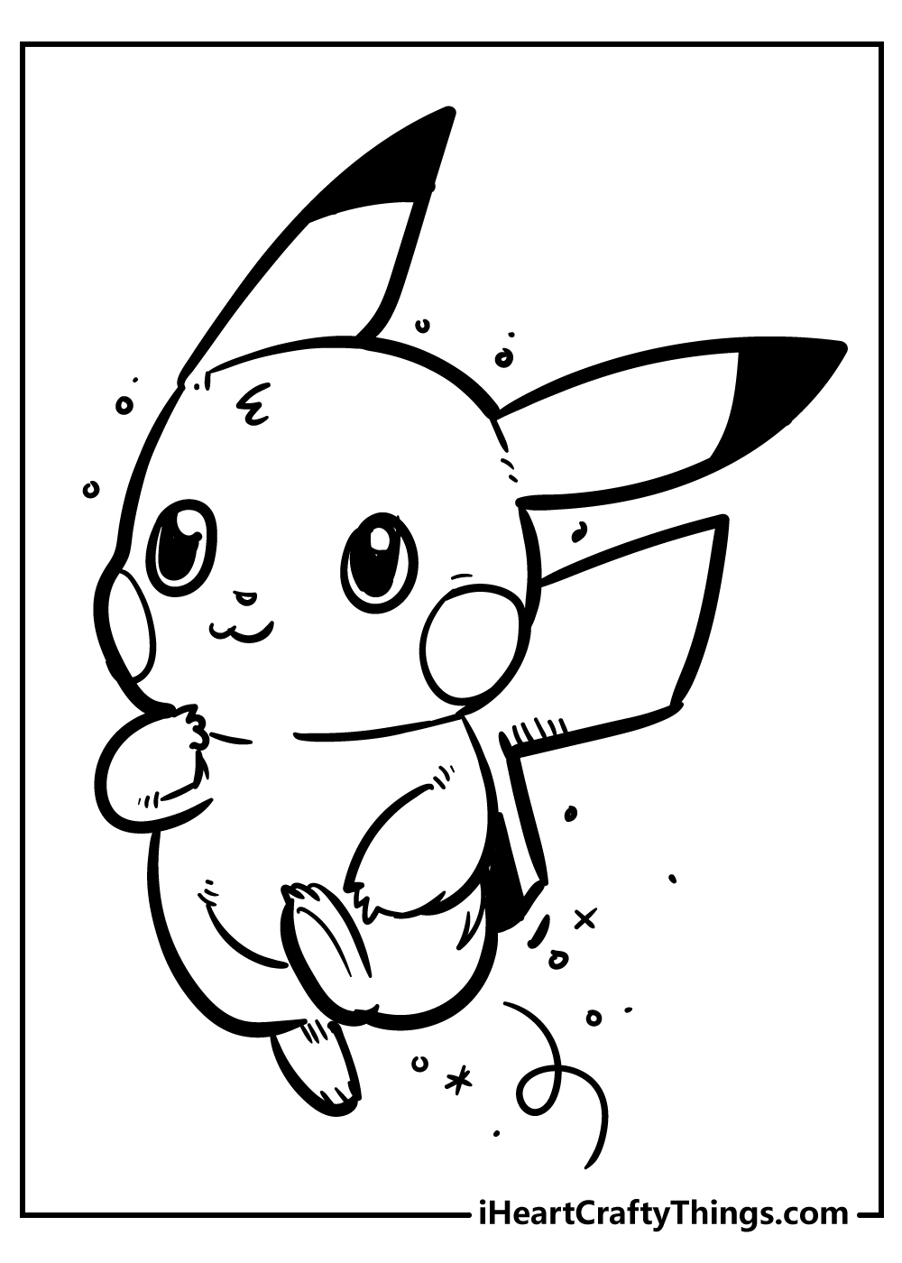 10 Cute Coloring Pages Pikachu for Fun Activities