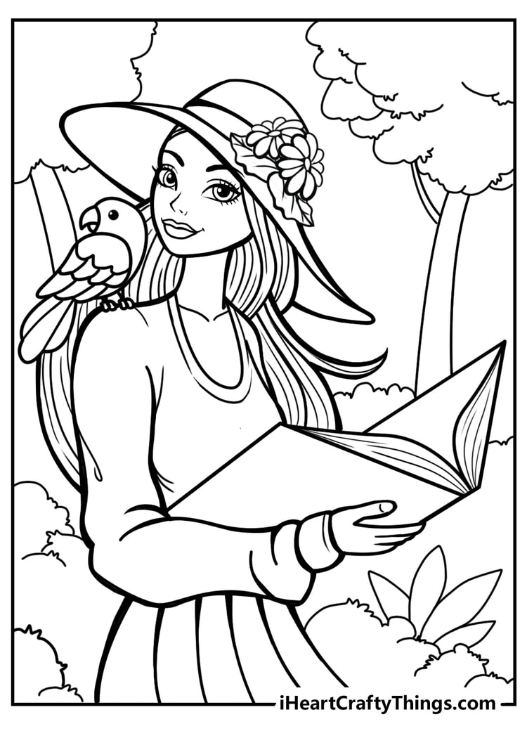 Free Princess Coloring Pages for Kids