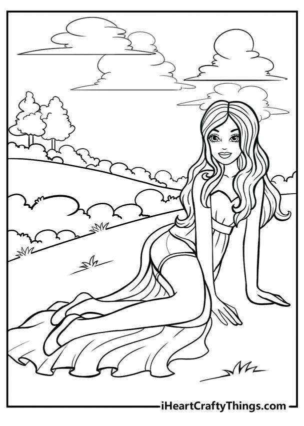 45 Princess Coloring Pages (100% Free Printable PDFs)