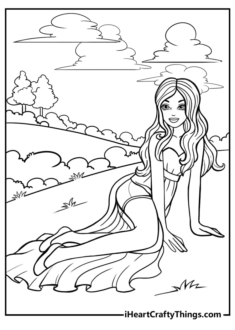 princess pictures to color