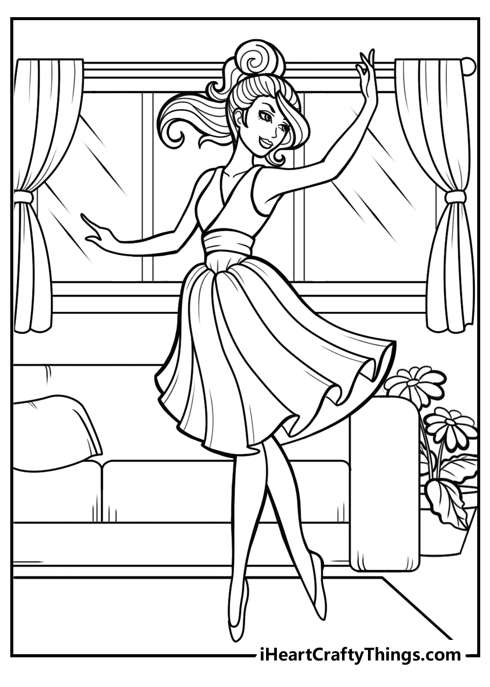 100 Beautiful Princess Coloring Book: Fun and Relaxing Beautiful Pages |  Stunning Patterns Adult and Kids Coloring Book | Stress Relieving Princess