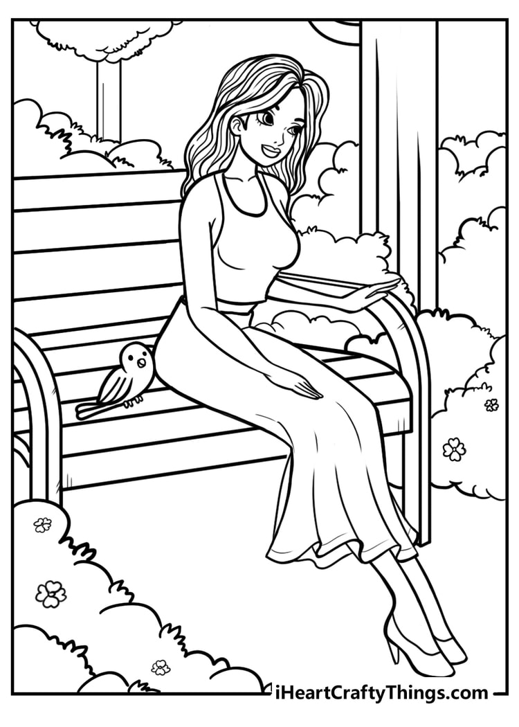 princess coloring book for kids free printable