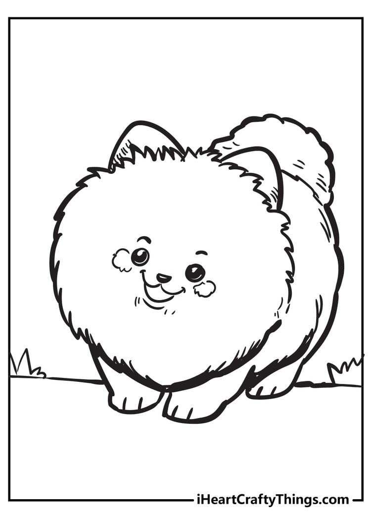 Puppy coloring pages for preschoolers free printable