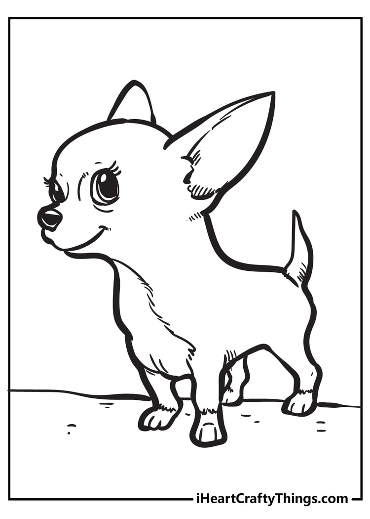 Puppy coloring pages for preschoolers free printable
