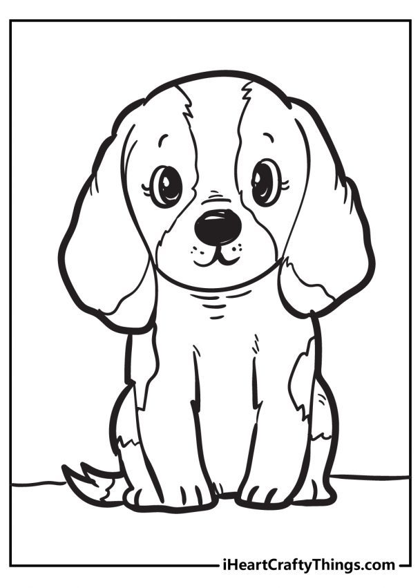 all new puppy coloring pages i heart crafty things
