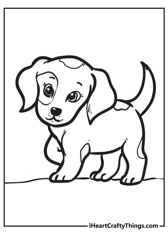 all new puppy coloring pages i heart crafty things