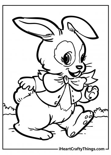 Rabbit Coloring Pages (100% Free Printables)