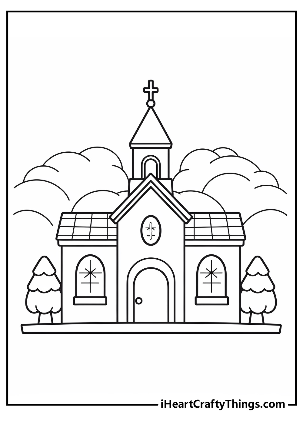 Original Religious Easter Coloring Sheet