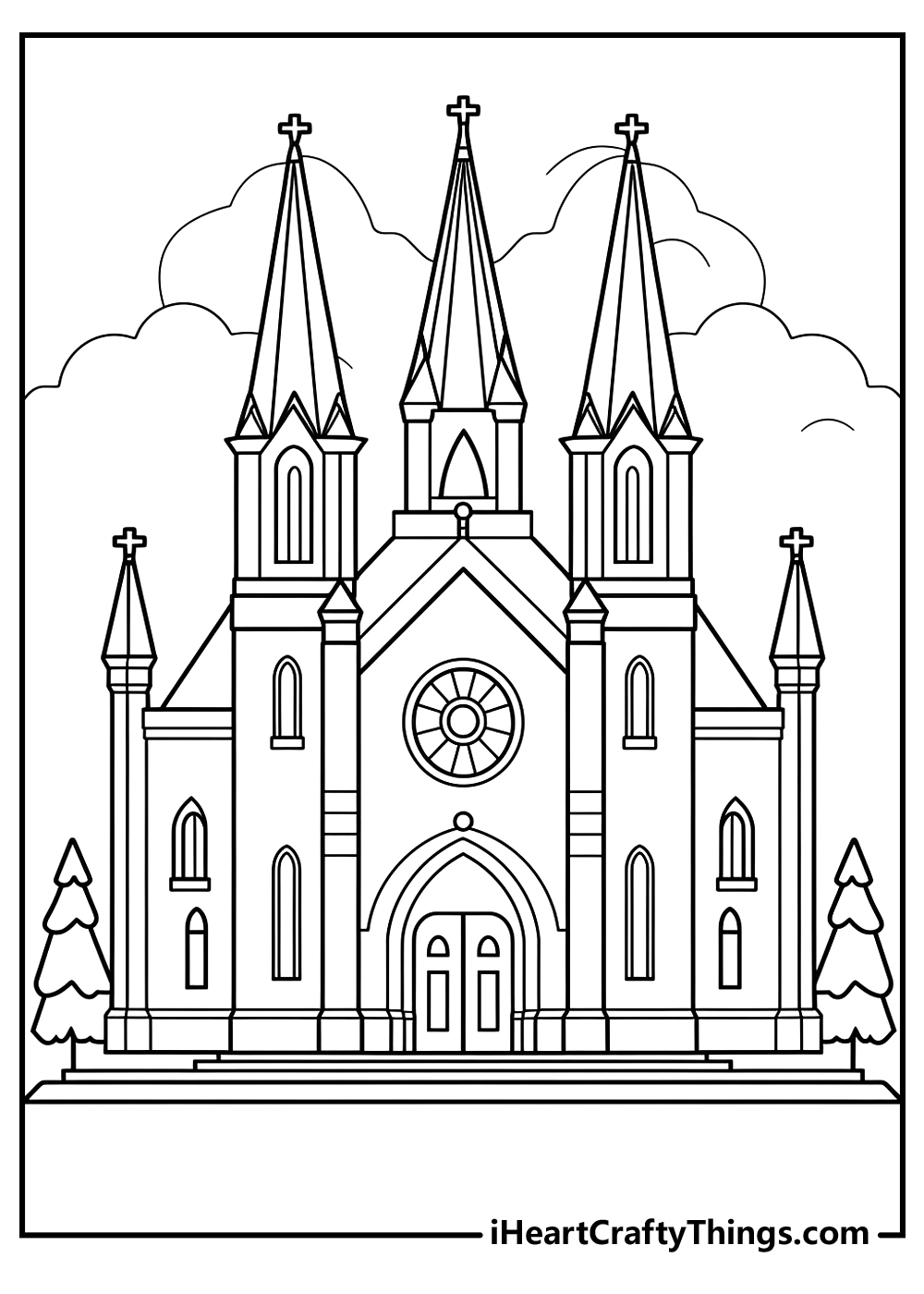 black-and-white religious easter coloring pages