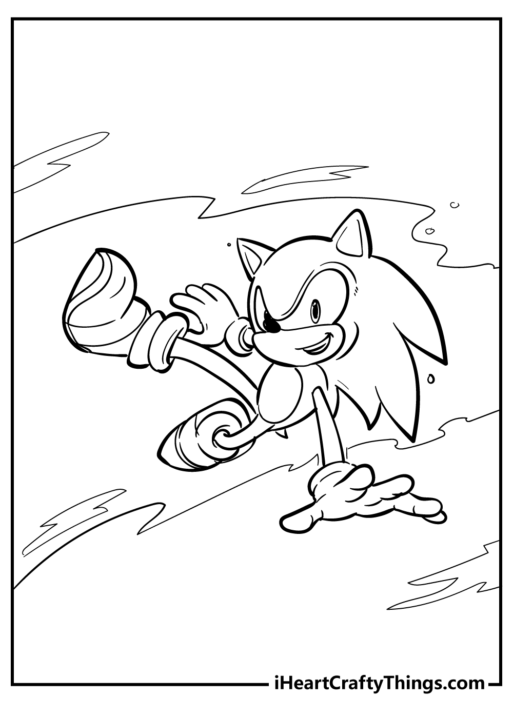 100+] Sonic The Hedgehog Coloring Pictures