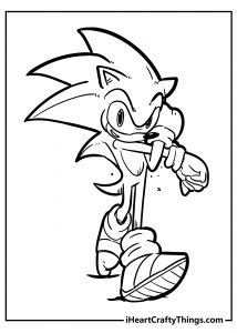 Sonic The Hedgehog Coloring Pages - 100% Free (2022)