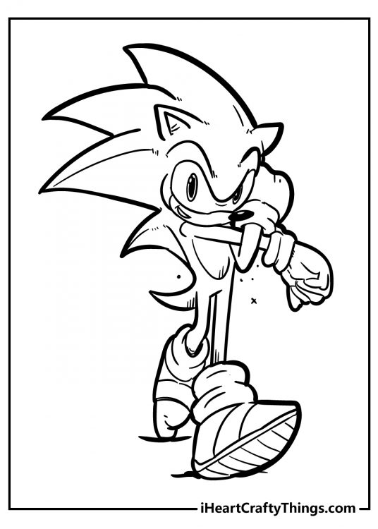 Sonic The Hedgehog Coloring Pages - 100% Free (2022)