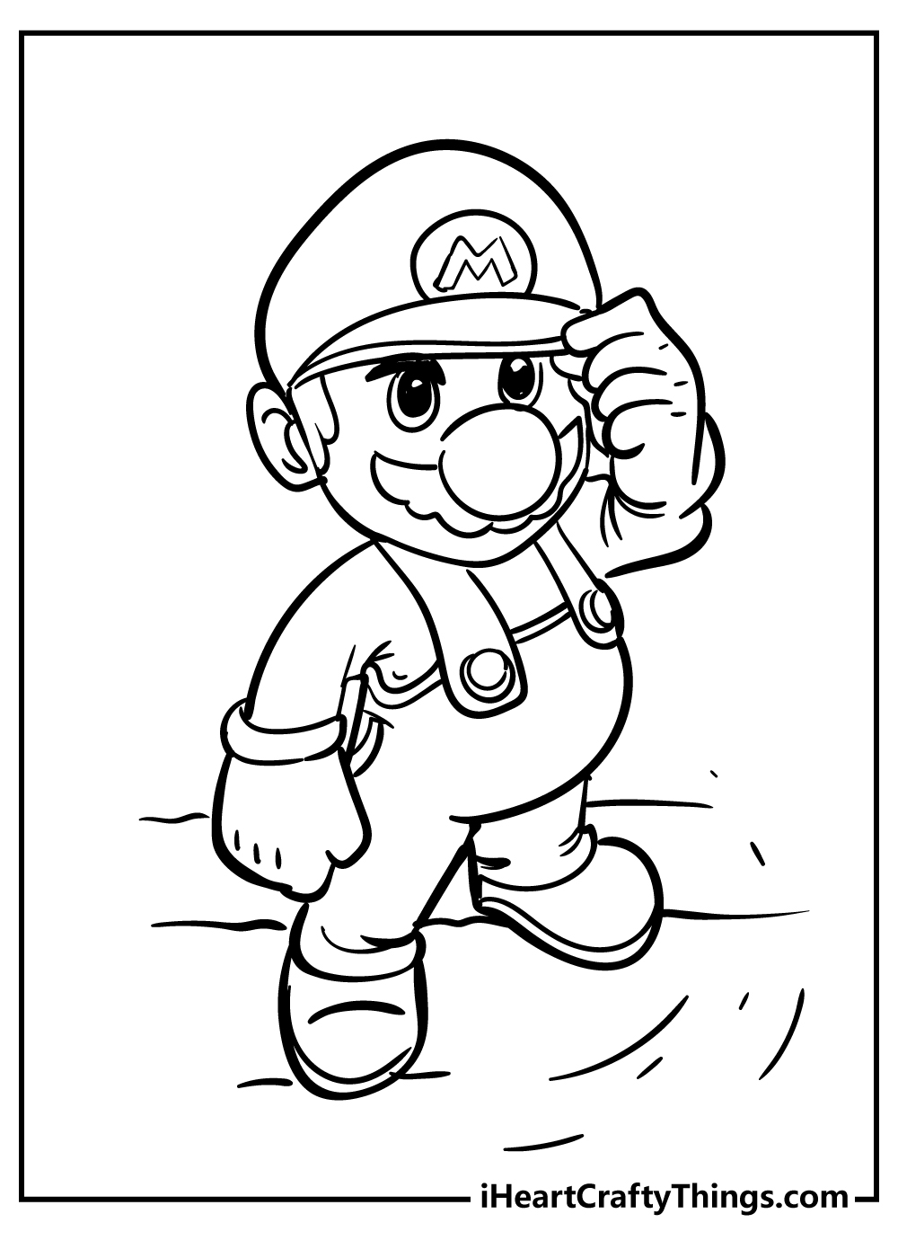 Mario Brothers Coloring Pages