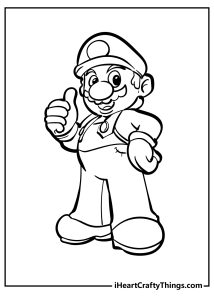 Super Mario Bros Coloring Pages (100% Free Printables)