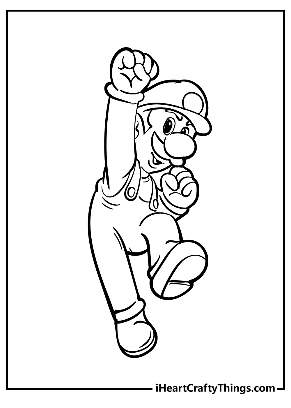 Super Mario Bros coloring pages free printable