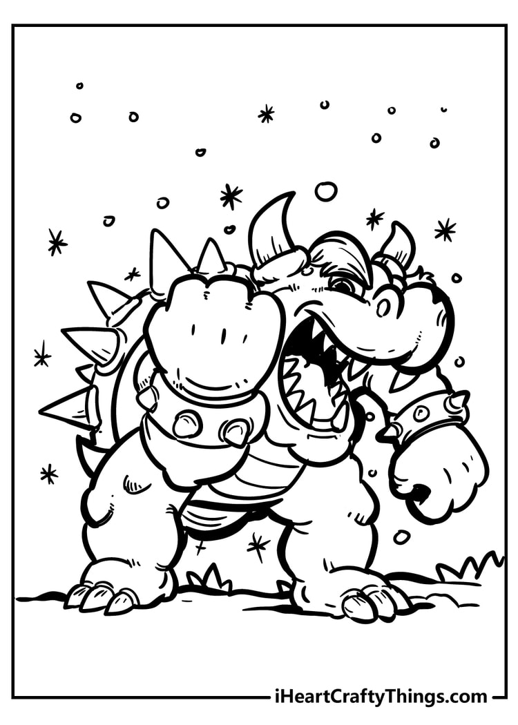 Super Mario Bros Coloring Pages New And Exciting 2021