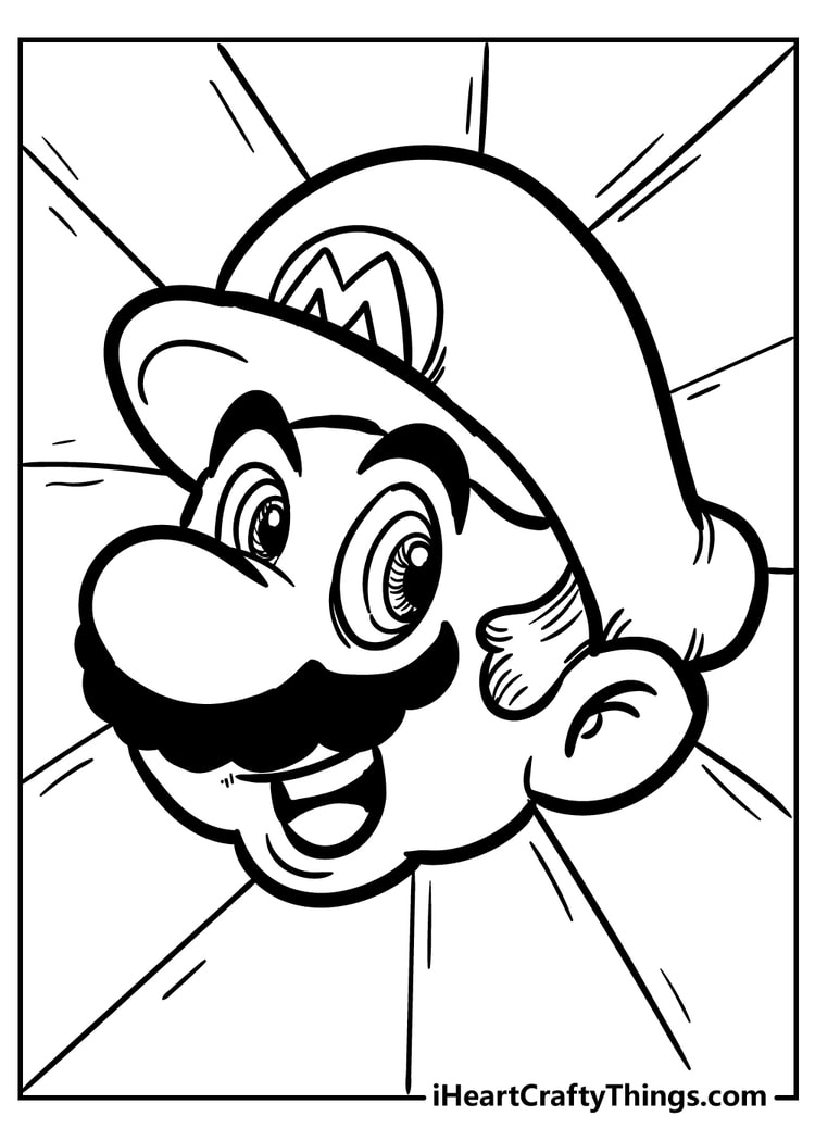 super mario bros coloring pages new and exciting 2022