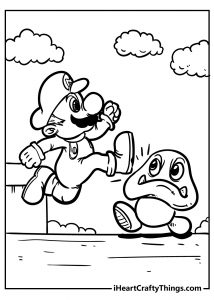 Super Mario Bros Coloring Pages - New And Exciting (2021)