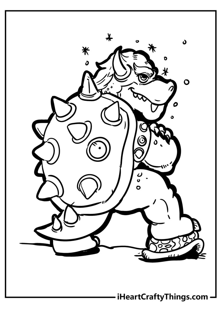 Super Mario Coloring Pages for kids free download