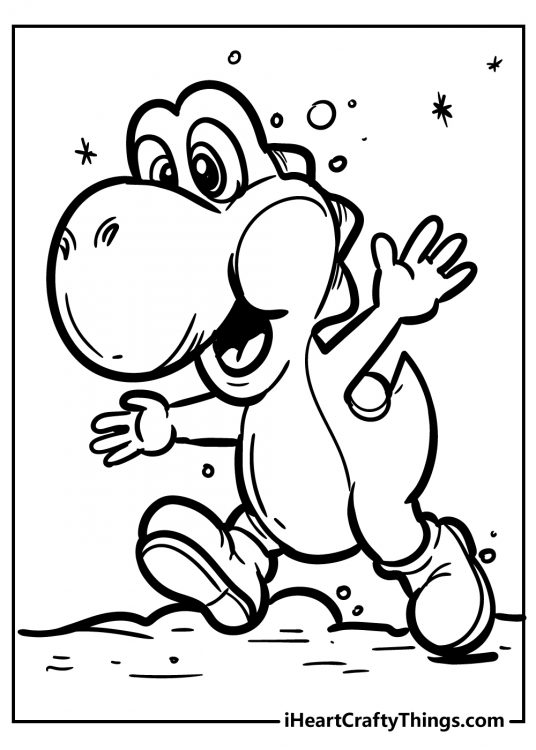 Super Mario Bros Coloring Pages (100% Free Printables)