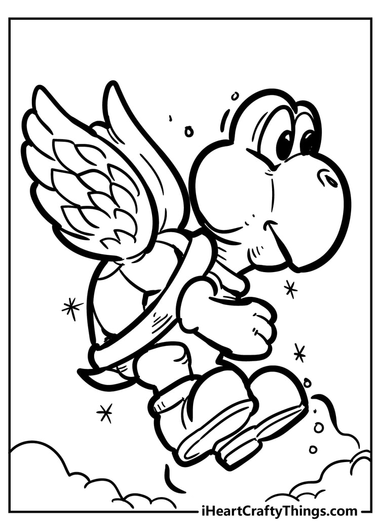 Super Mario Bros Coloring Pages (100% Free Printables)