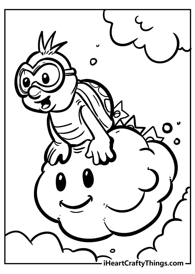 Super Mario Bros Coloring Pages - 40 All-New Printables.