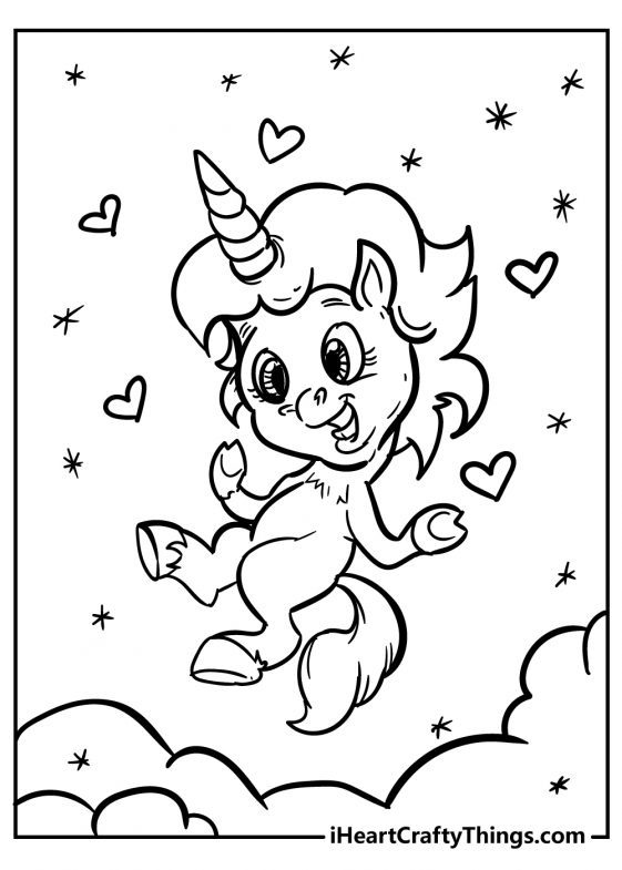 Unicorn Coloring Pages - 50 Magical Unique Designs (2021)