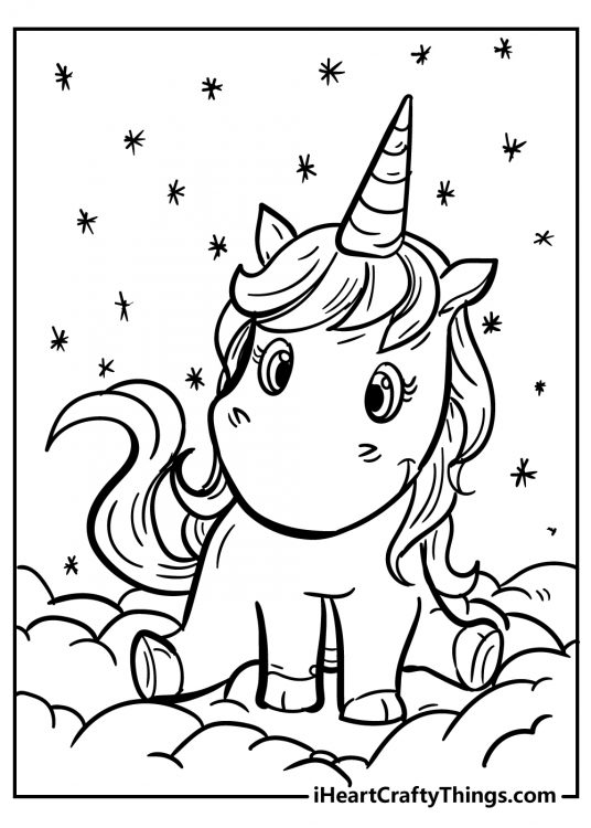 Unicorn Coloring Pages - 50 Magical Unique Designs (2021)