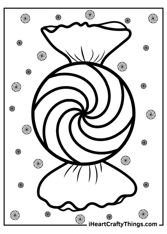 Printable Candy Coloring Pages (Updated 2022)