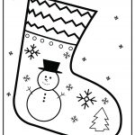 free pdf christmas stocking coloring pages