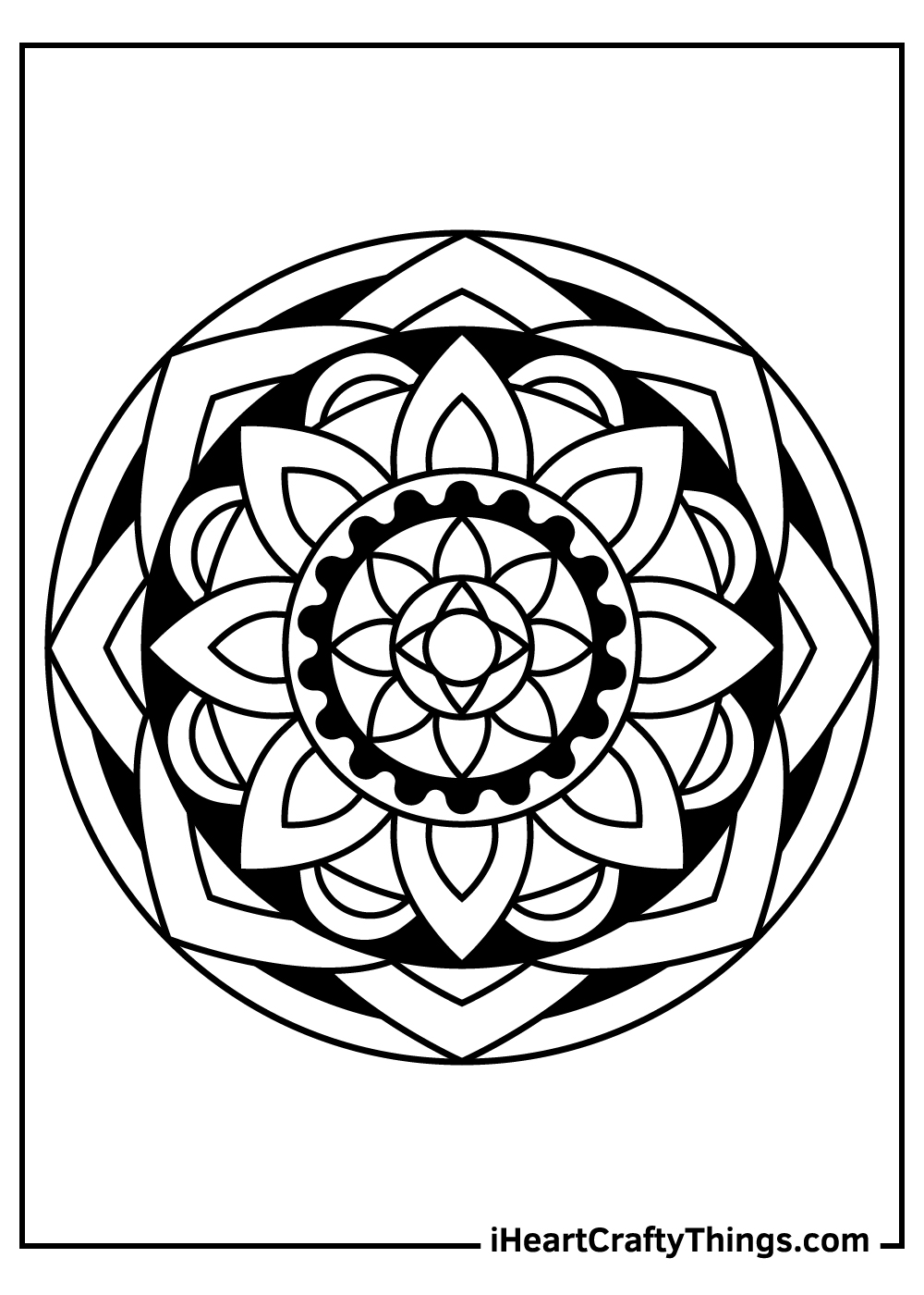 Printable Mandala Coloring Pages Updated 20