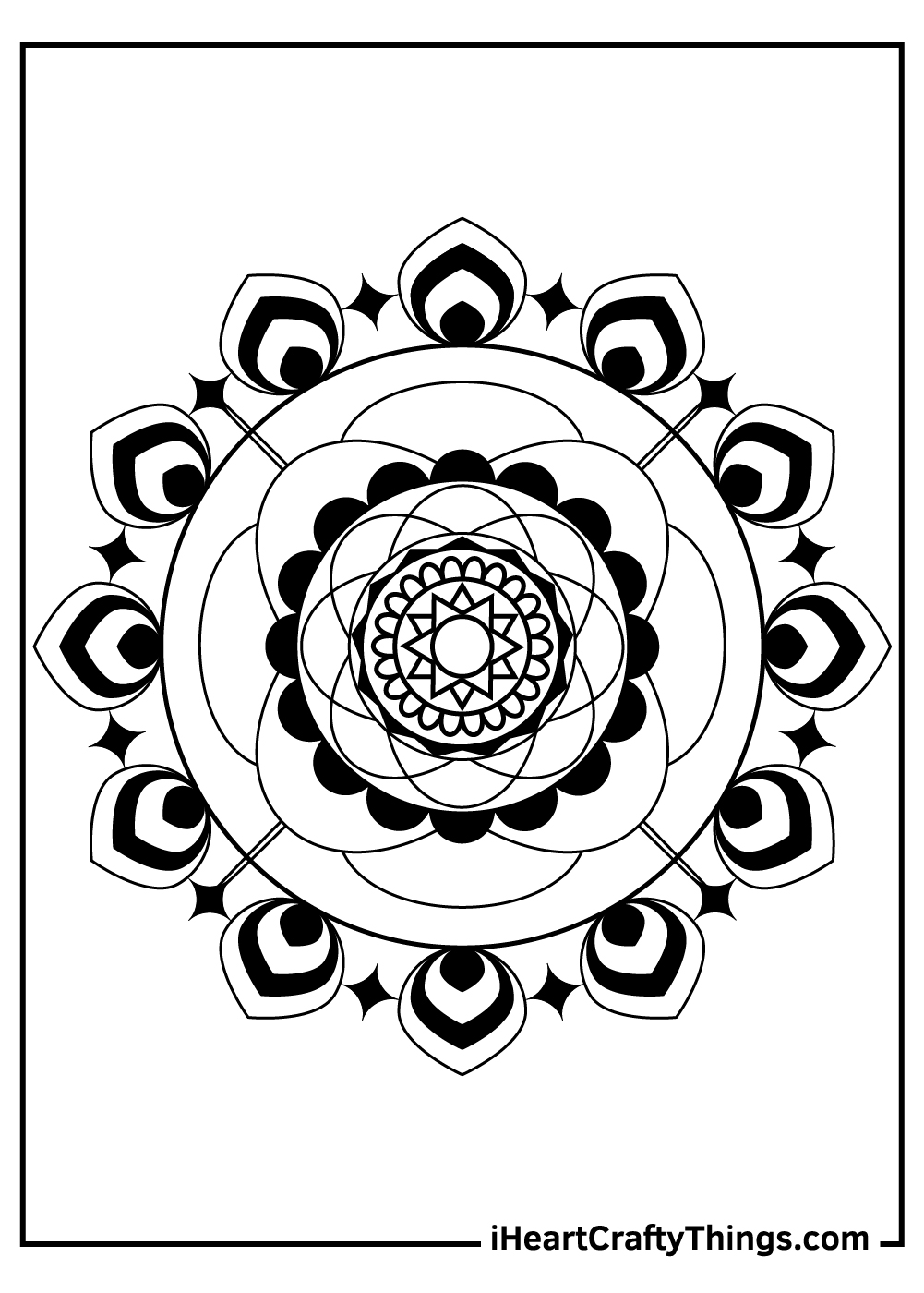 mandala coloring pages to print