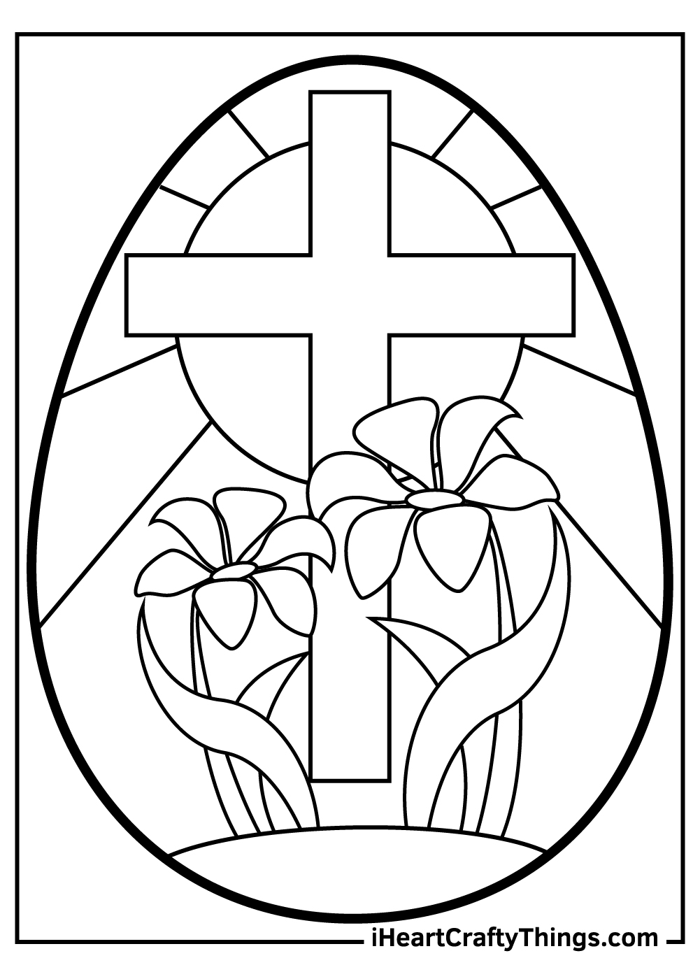 religious easter coloring pages for preschoolers