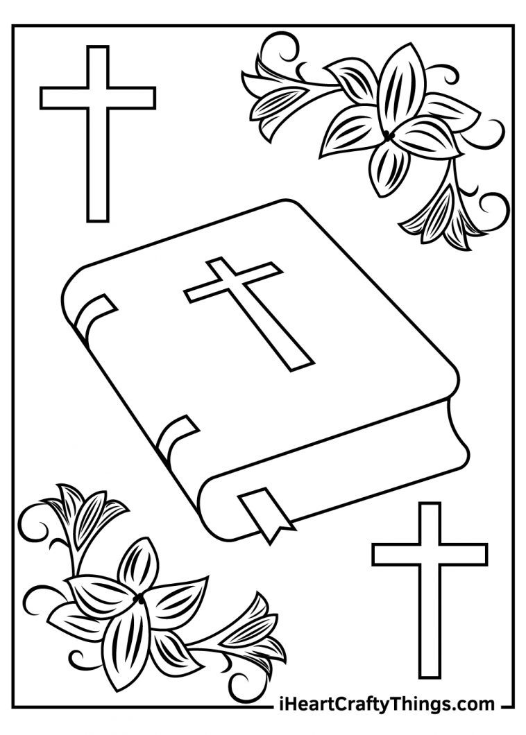 Religious Easter Coloring Pages (100% Free Printables)