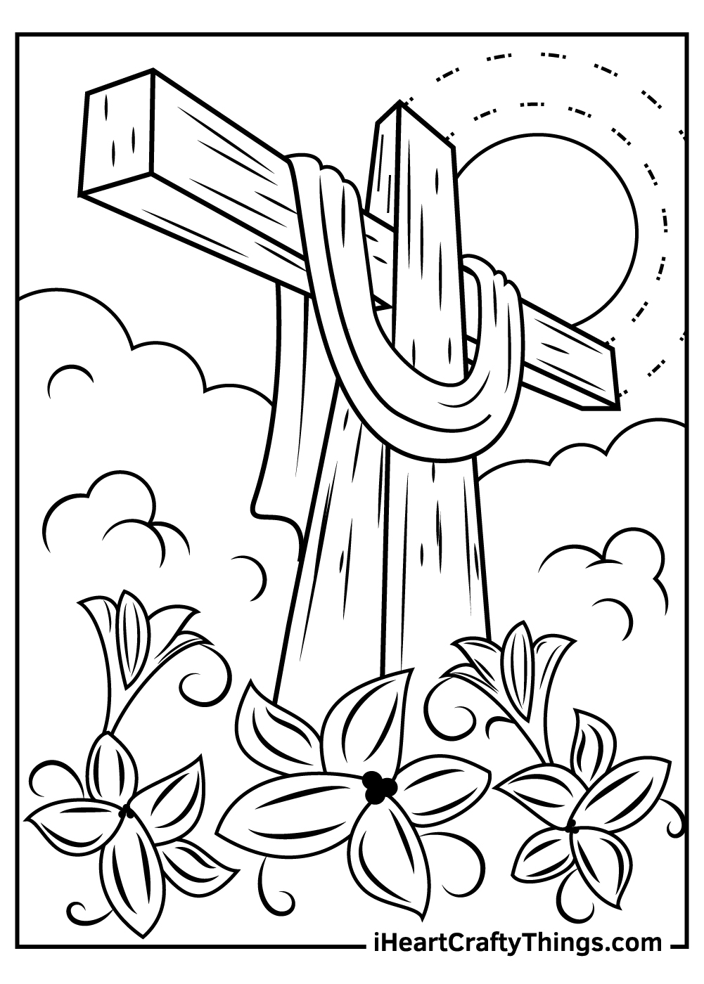 free religious easter printable coloring pages