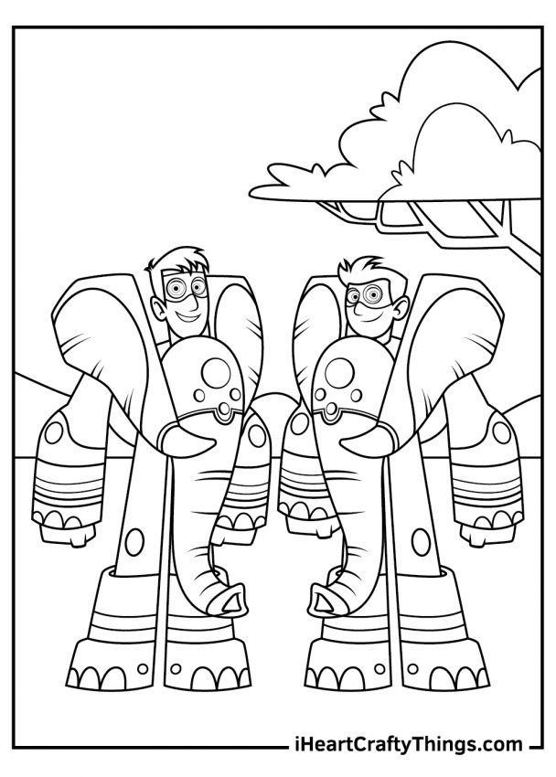 Wild Kratts Coloring Pages (100 Free Printables)