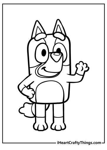 Bluey Coloring Pages (100% Free Printables)