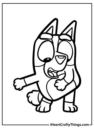 55 Bluey Coloring Pages Updated 2024! (100% Free Printables)