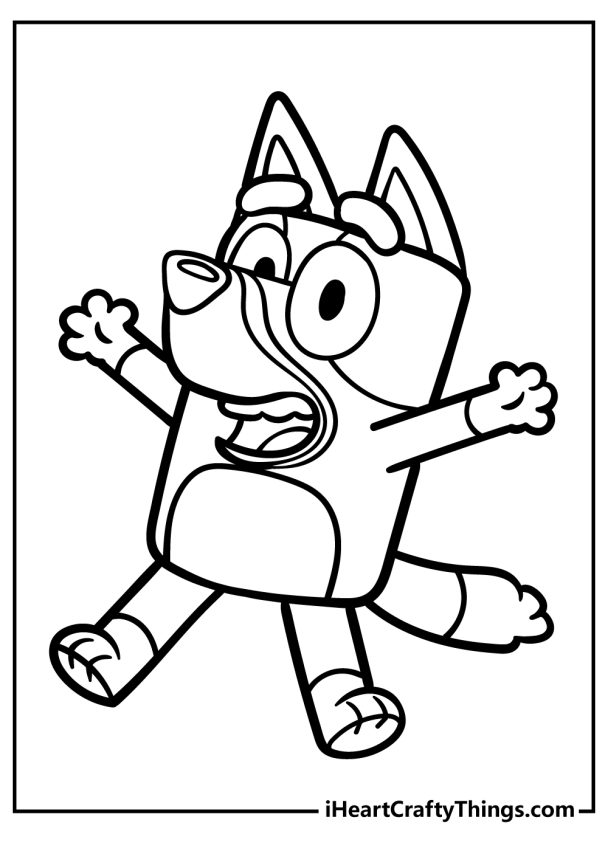 Bluey Coloring Pages (100% Free Printables)