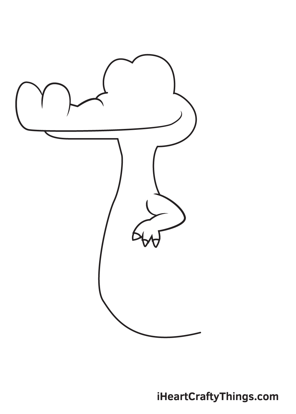 Alligator Drawing – Step 4