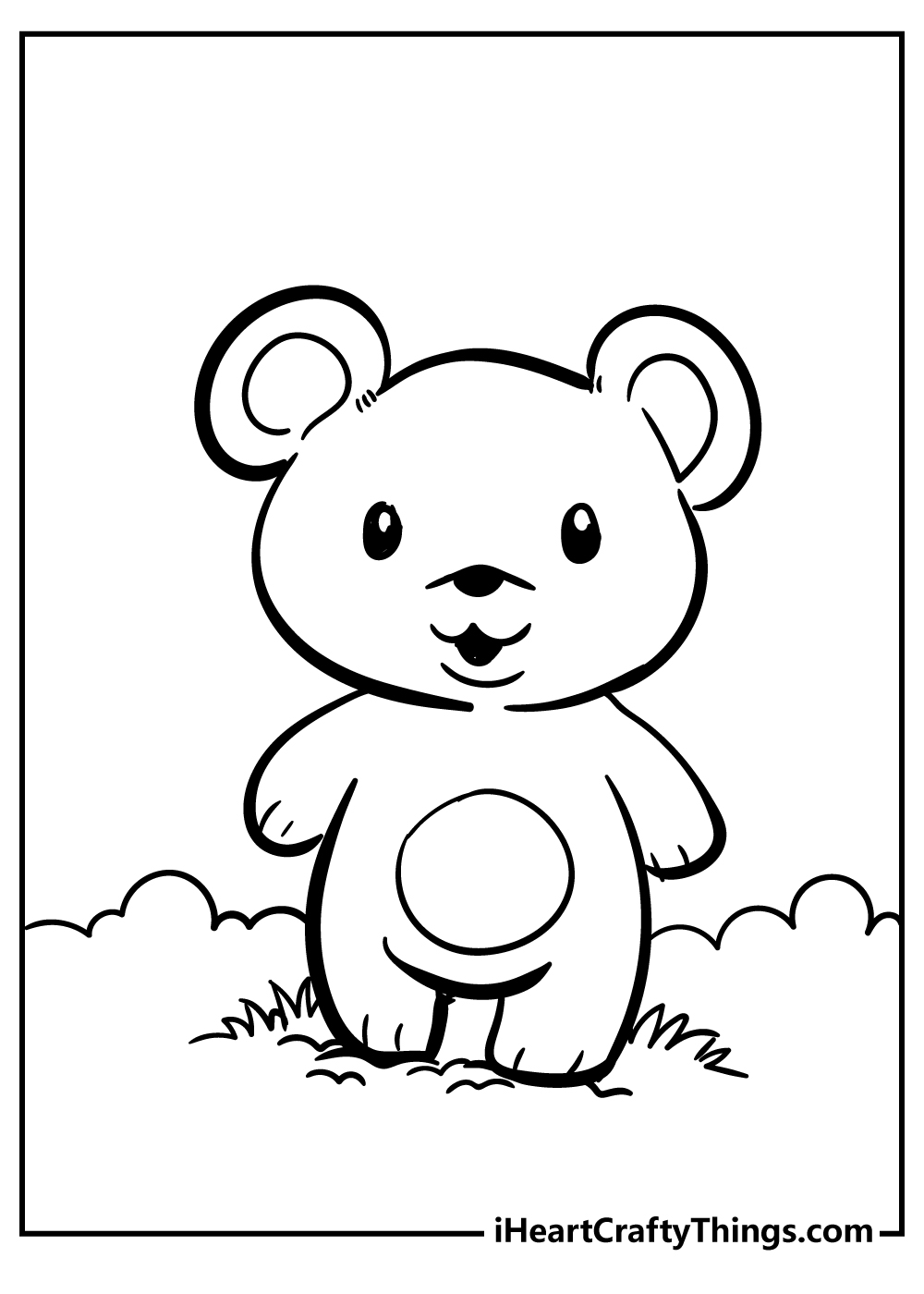 Baby raccoon coloring page for kids and adults