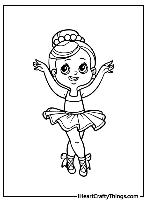 25 Ballet Coloring Pages PDFs (Free To Download Printables)